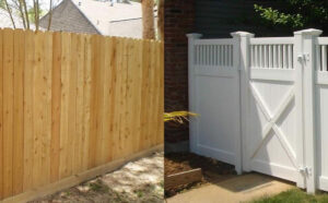 wood fence vs vinyl fence